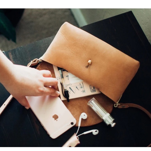 Form Function Form Penney Clutch Latigo Baltic Blue Suede Leather - Picture 15 of 15